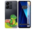 Funda Silicona Transparente para Xiaomi Redmi 13C diseño Coco Dibujos