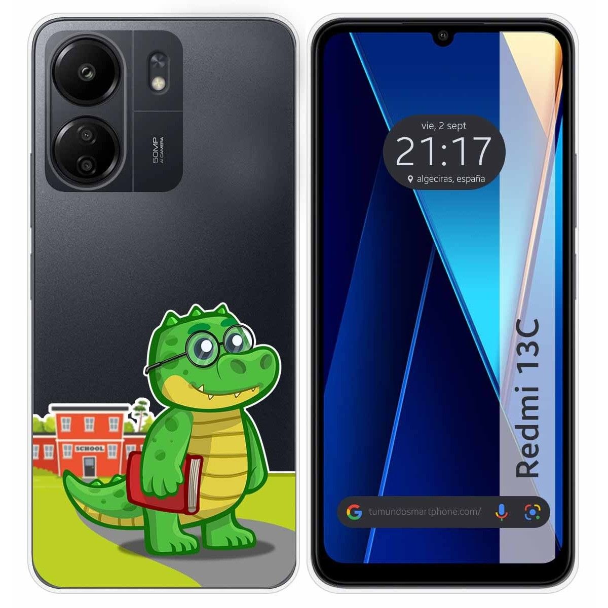 Funda Silicona Transparente para Xiaomi Redmi 13C diseño Coco Dibujos