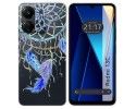 Funda Silicona Transparente para Xiaomi Redmi 13C diseño Plumas Dibujos