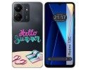 Funda Silicona Transparente para Xiaomi Redmi 13C diseño Summer Dibujos
