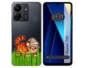 Funda Silicona Transparente para Xiaomi Redmi 13C diseño Tigre Dibujos