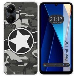 Funda Silicona para Xiaomi Redmi 13C diseño Camuflaje 02 Dibujos