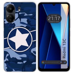 Funda Silicona para Xiaomi Redmi 13C diseño Camuflaje 03 Dibujos