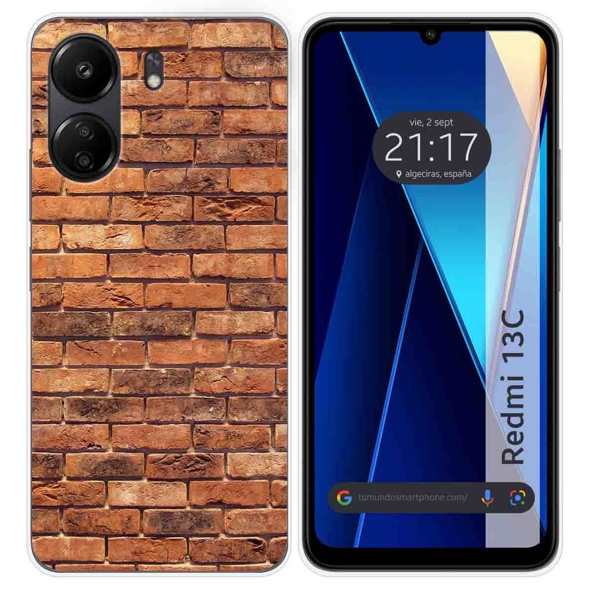 Funda Silicona para Xiaomi Redmi 13C diseño Ladrillo 04 Dibujos