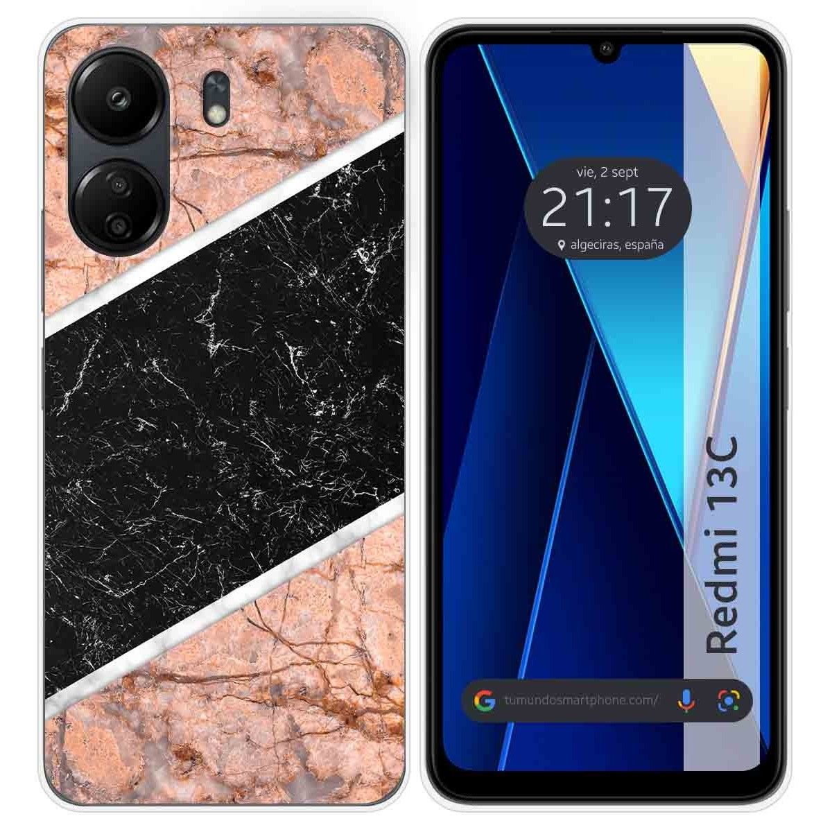 Funda Silicona para Xiaomi Redmi 13C diseño Mármol 07 Dibujos