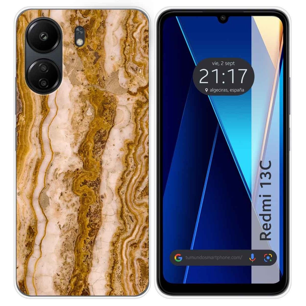 Funda Silicona para Xiaomi Redmi 13C diseño Mármol 10 Dibujos