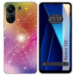 Funda Silicona para Xiaomi Redmi 13C diseño Abstracto Dibujos