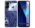 Funda Silicona para Xiaomi Redmi 13C diseño Circuito Dibujos