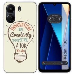 Funda Silicona para Xiaomi Redmi 13C diseño Creativity Dibujos