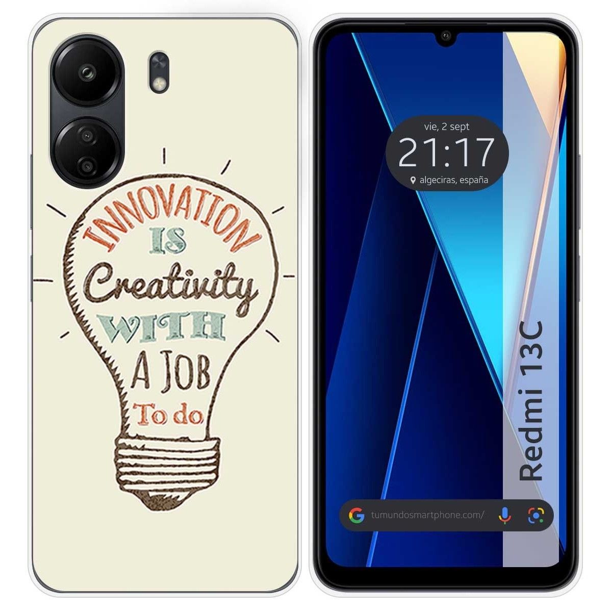 Funda Silicona para Xiaomi Redmi 13C diseño Creativity Dibujos