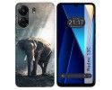 Funda Silicona para Xiaomi Redmi 13C diseño Elefante Dibujos