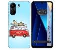 Funda Silicona para Xiaomi Redmi 13C diseño Furgoneta Dibujos