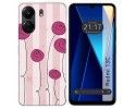 Funda Silicona para Xiaomi Redmi 13C diseño Flores Vintage Dibujos