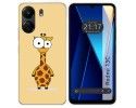 Funda Silicona para Xiaomi Redmi 13C diseño Jirafa Dibujos