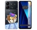 Funda Silicona Transparente para Xiaomi Poco C65 diseño Cabra Dibujos