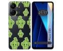 Funda Silicona Transparente para Xiaomi Poco C65 diseño Cactus Dibujos