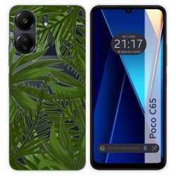 Funda Silicona Transparente para Xiaomi Poco C65 diseño Jungla Dibujos