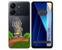 Funda Silicona Transparente para Xiaomi Poco C65 diseño Mono Dibujos