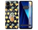 Funda Silicona Transparente para Xiaomi Poco C65 diseño Piña Dibujos