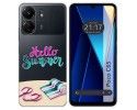 Funda Silicona Transparente para Xiaomi Poco C65 diseño Summer Dibujos