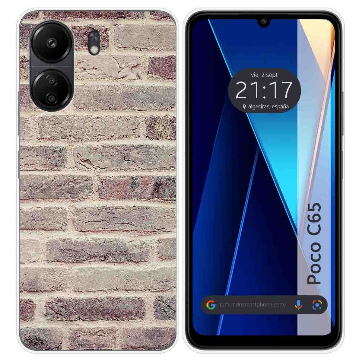 Funda Silicona para Xiaomi Poco C65 diseño Ladrillo 01 Dibujos