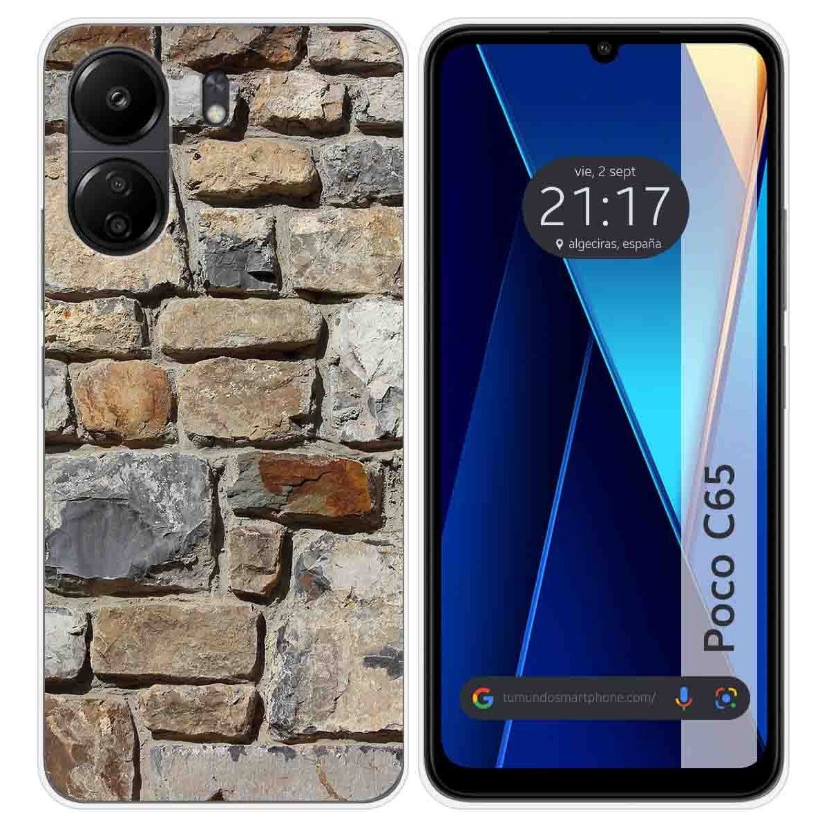 Funda Silicona para Xiaomi Poco C65 diseño Ladrillo 03 Dibujos