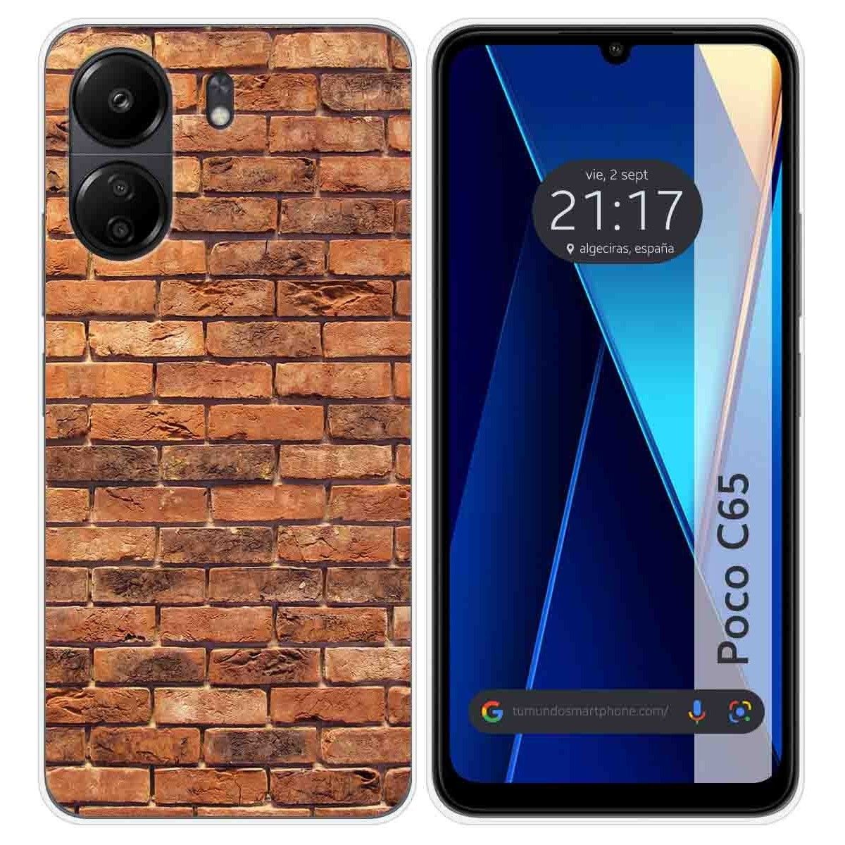 Funda Silicona para Xiaomi Poco C65 diseño Ladrillo 04 Dibujos