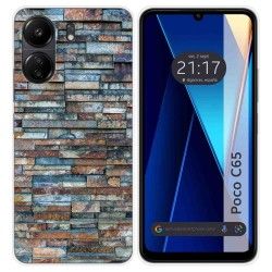 Funda Silicona para Xiaomi Poco C65 diseño Ladrillo 05 Dibujos