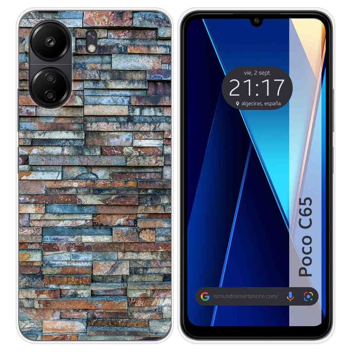 Funda Silicona para Xiaomi Poco C65 diseño Ladrillo 05 Dibujos