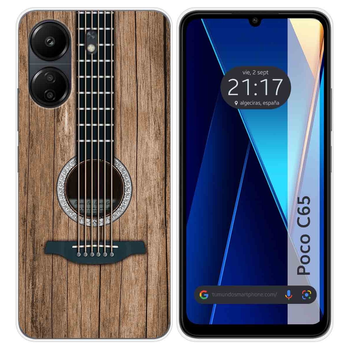 Funda Silicona para Xiaomi Poco C65 diseño Madera 11 Dibujos