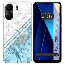 Funda Silicona para Xiaomi Poco C65 diseño Mármol 02 Dibujos