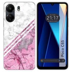 Funda Silicona para Xiaomi Poco C65 diseño Mármol 03 Dibujos
