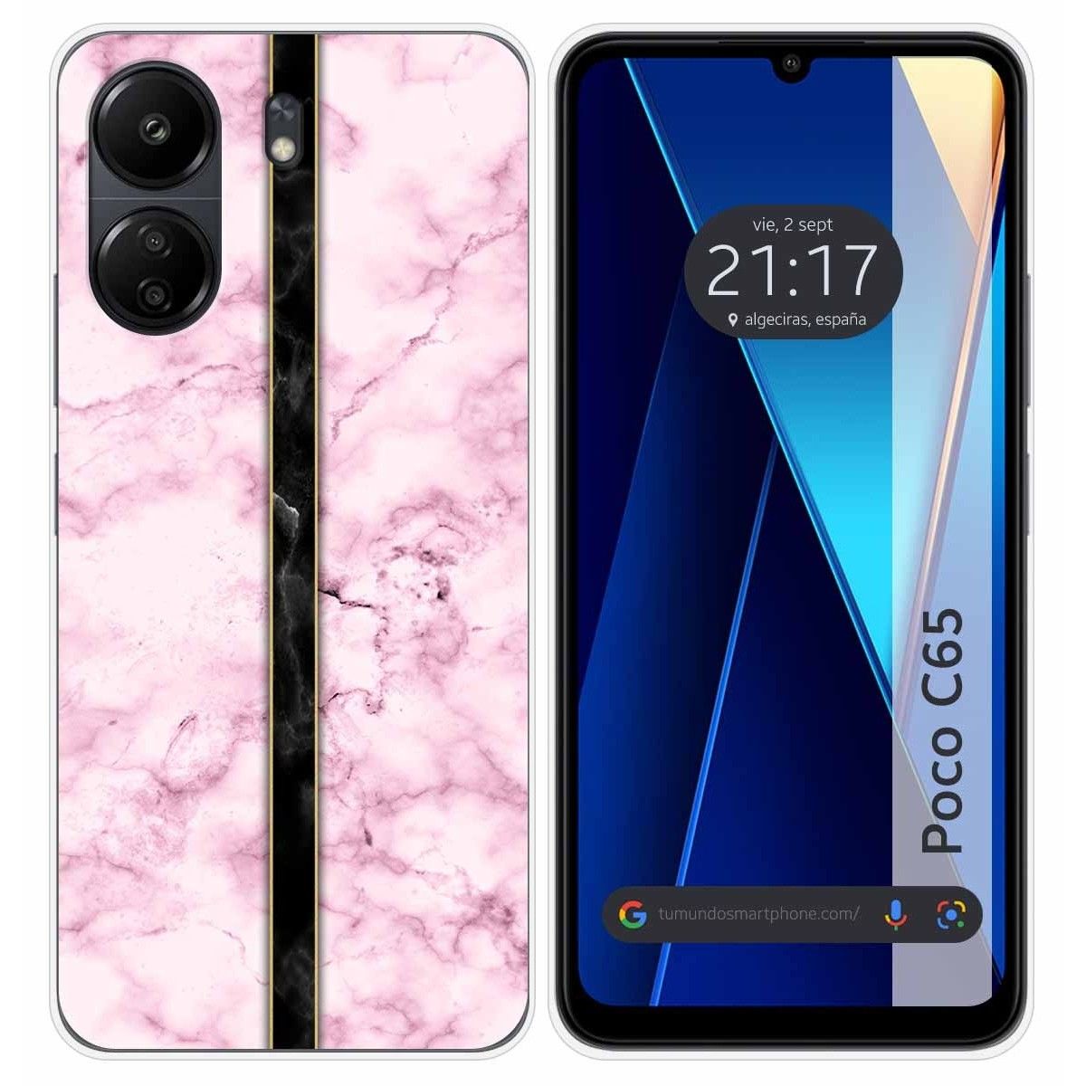 Funda Silicona para Xiaomi Poco C65 diseño Mármol 04 Dibujos