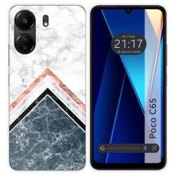 Funda Silicona para Xiaomi Poco C65 diseño Mármol 05 Dibujos