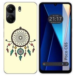 Funda Silicona para Xiaomi Poco C65 diseño Atrapasueños Dibujos