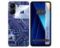 Funda Silicona para Xiaomi Poco C65 diseño Circuito Dibujos