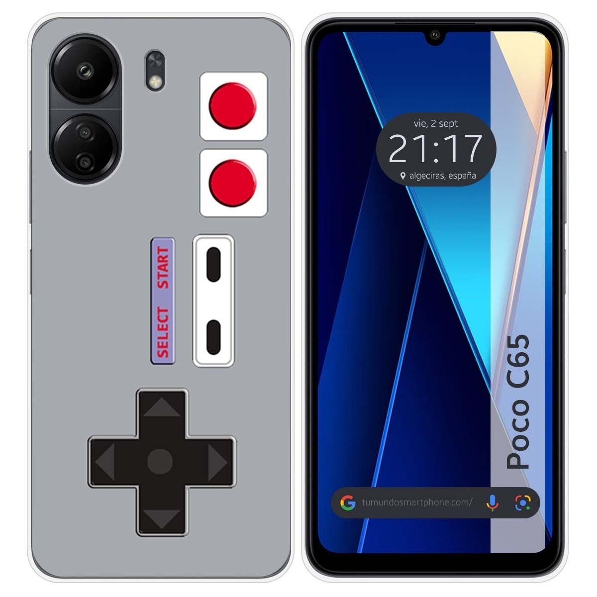 Funda Silicona para Xiaomi Poco C65 diseño Consola Dibujos