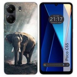 Funda Silicona para Xiaomi Poco C65 diseño Elefante Dibujos