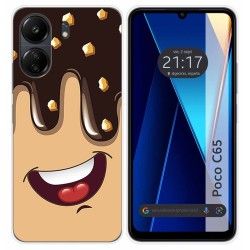 Funda Silicona para Xiaomi Poco C65 diseño Helado Chocolate Dibujos