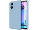 Funda Silicona Líquida Ultra Suave para Vivo Y17s color Azul