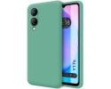 Funda Silicona Líquida Ultra Suave para Vivo Y17s color Verde