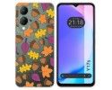 Funda Silicona Transparente para Vivo Y17s diseño Otoño Dibujos