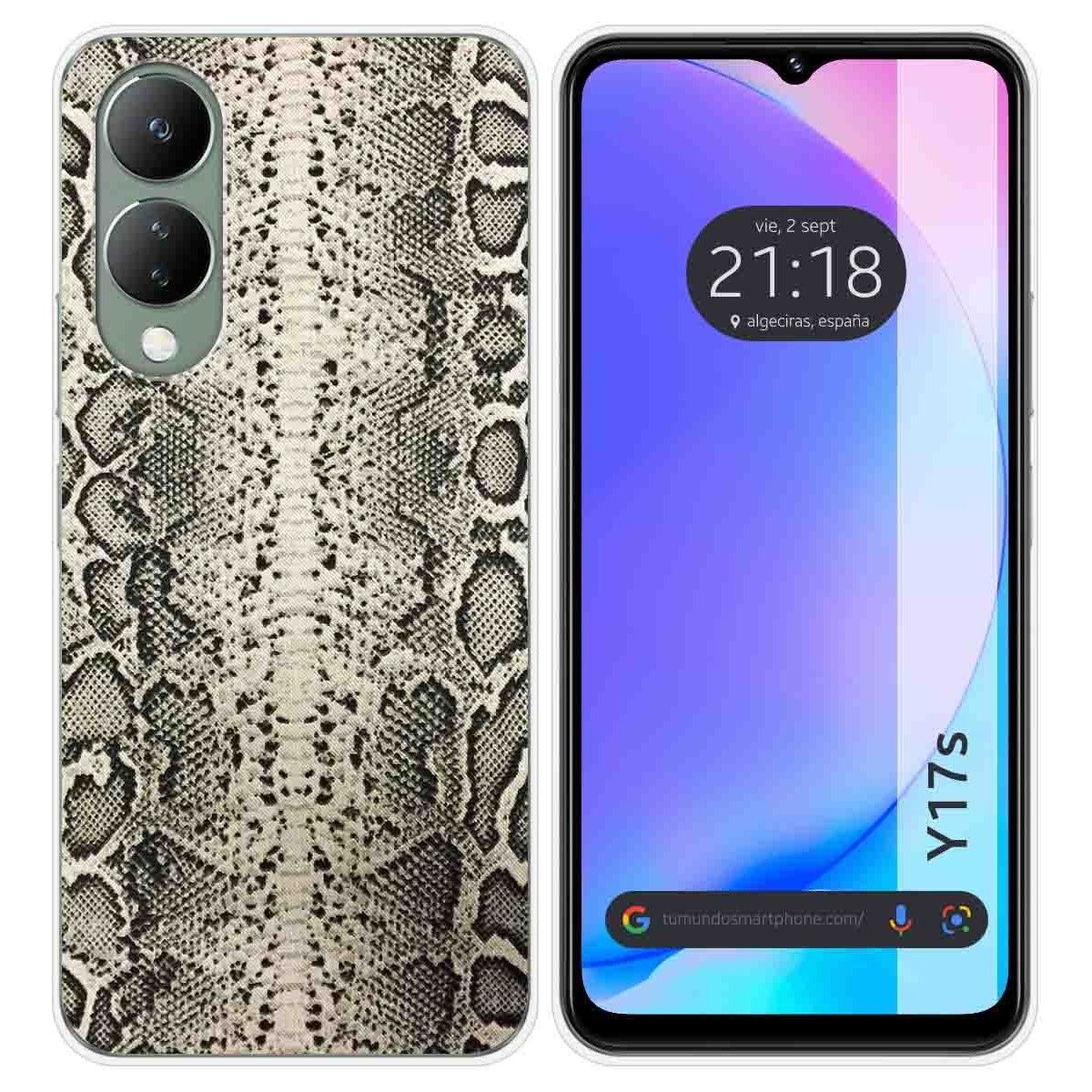 Funda Silicona para Vivo Y17s diseño Animal 01 Dibujos