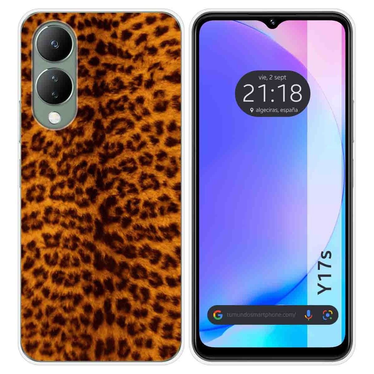 Funda Silicona para Vivo Y17s diseño Animal 03 Dibujos