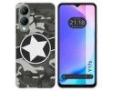 Funda Silicona para Vivo Y17s diseño Camuflaje 02 Dibujos