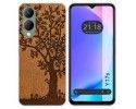 Funda Silicona para Vivo Y17s diseño Cuero 03 Dibujos