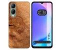 Funda Silicona para Vivo Y17s diseño Madera 04 Dibujos