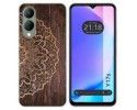 Funda Silicona para Vivo Y17s diseño Madera 06 Dibujos