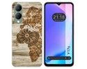 Funda Silicona para Vivo Y17s diseño Madera 07 Dibujos