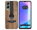 Funda Silicona para Vivo Y17s diseño Madera 11 Dibujos